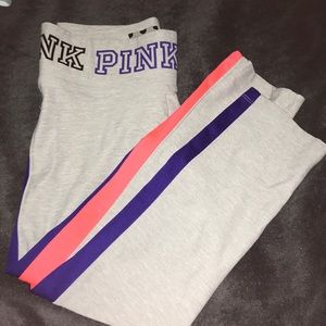 XS PINK cropped leggings